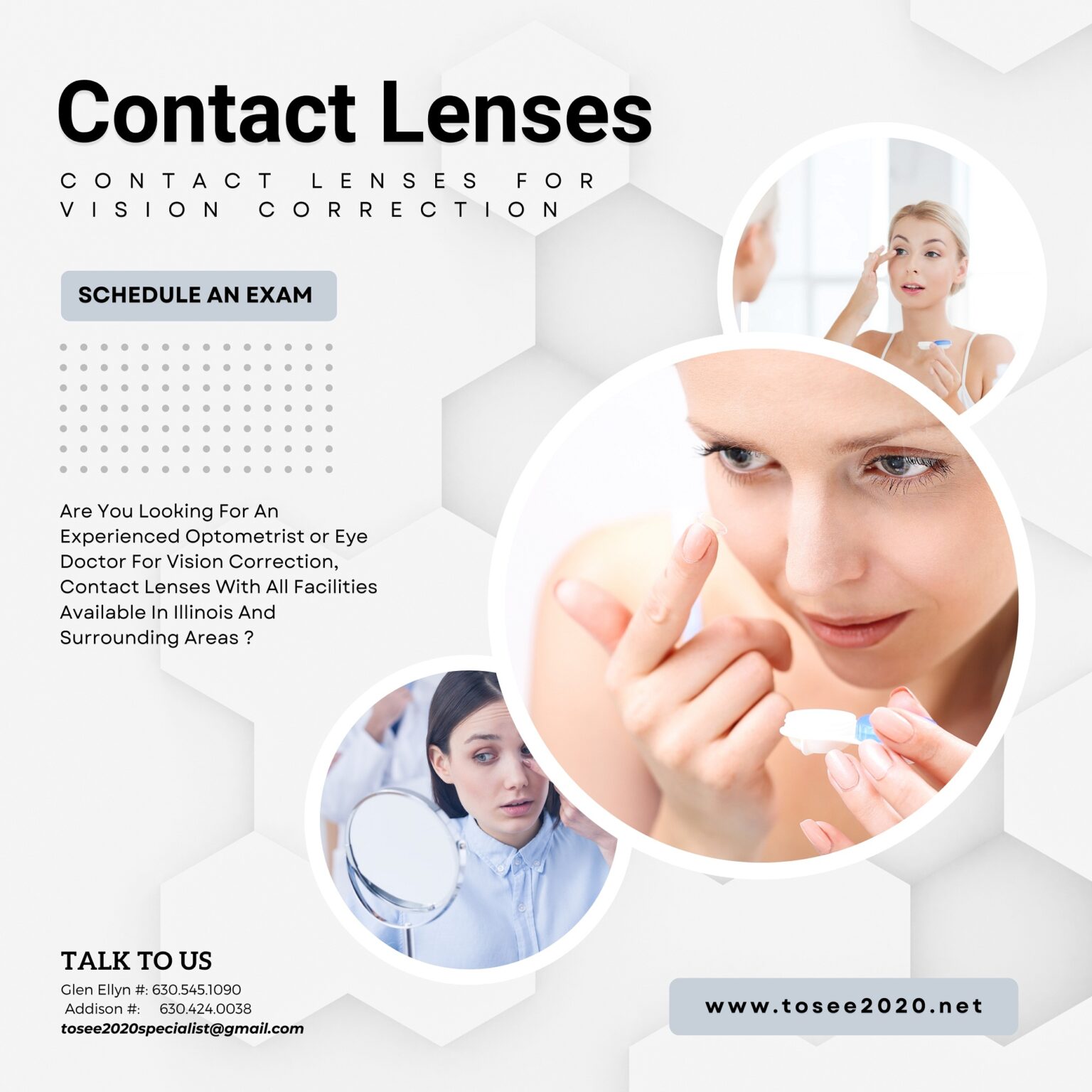 Choosing The Right Contact Lenses For Your Needs ! - Tosee2020 Optometrist