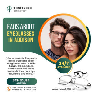 eyeglasses in Addison