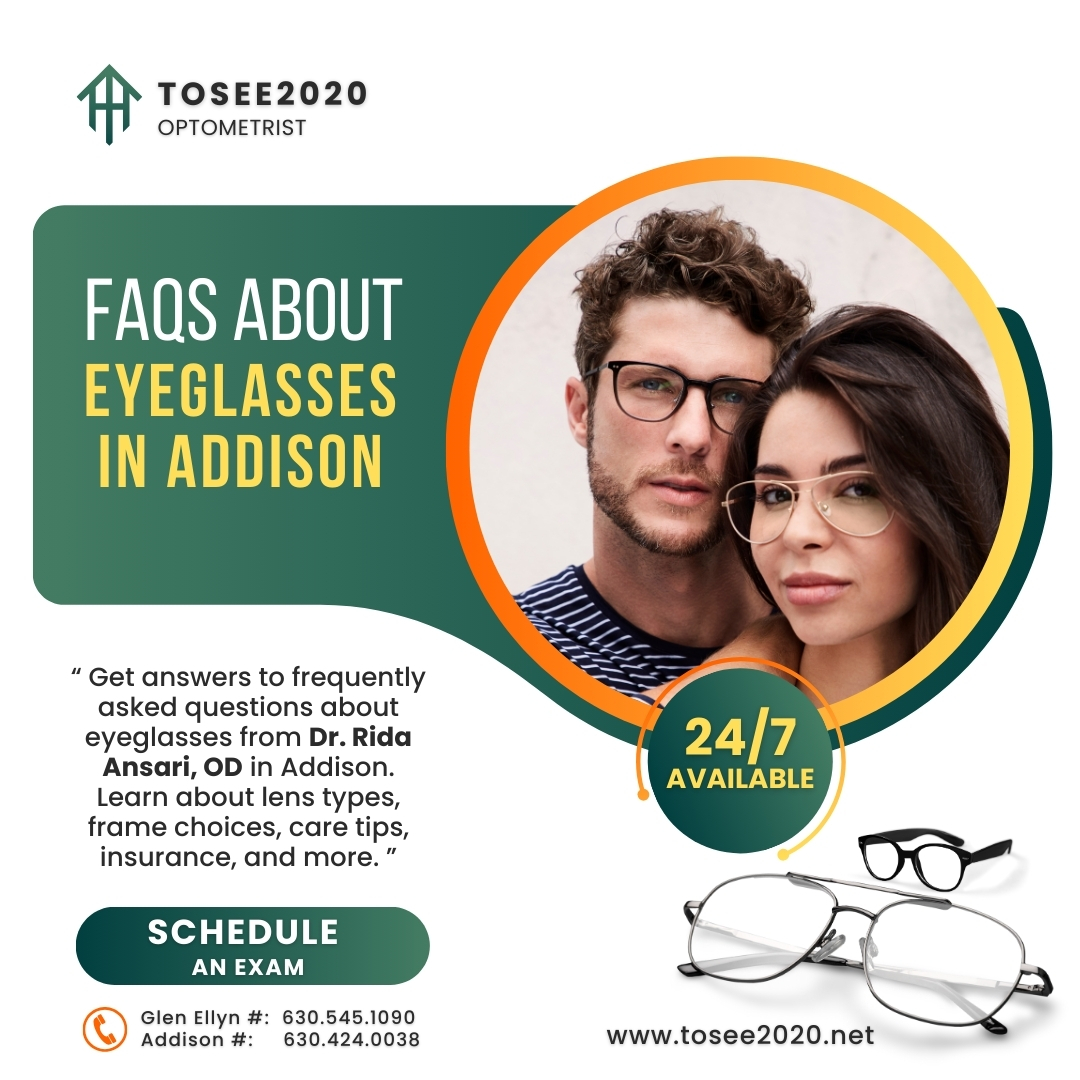 eyeglasses in Addison