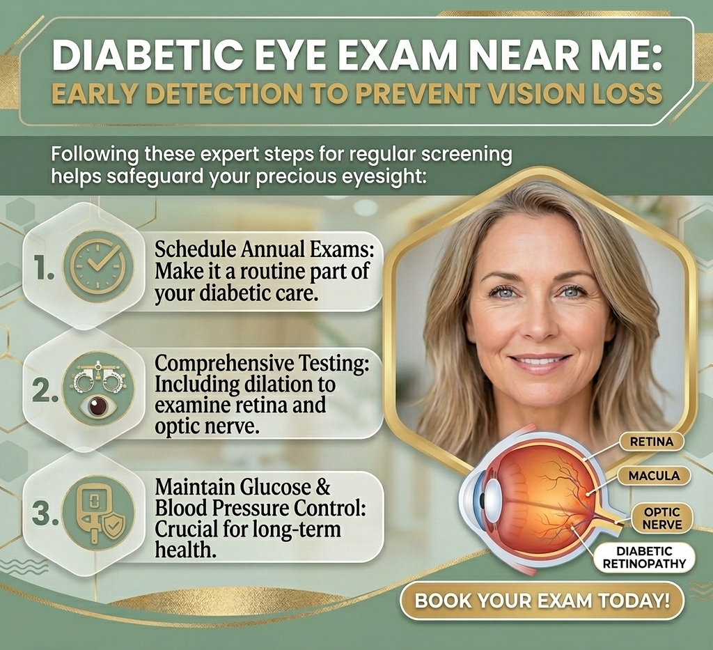 Diabetes can disturb your eye